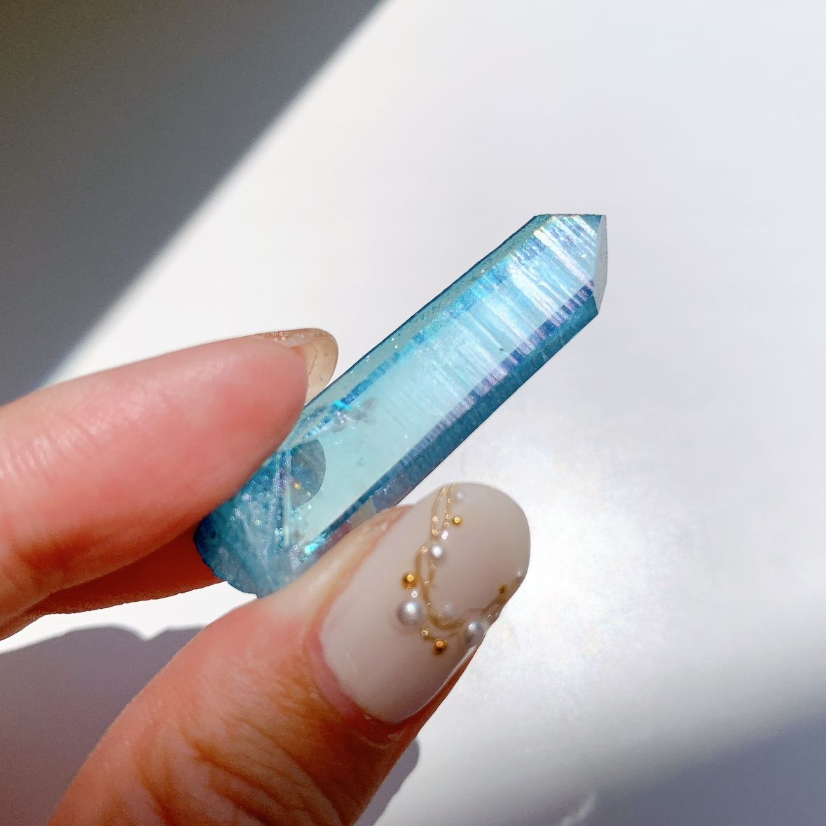 アクアオーラ 原石 ミニ | 浄化・習慣を断ち切る | Crystals by Purely