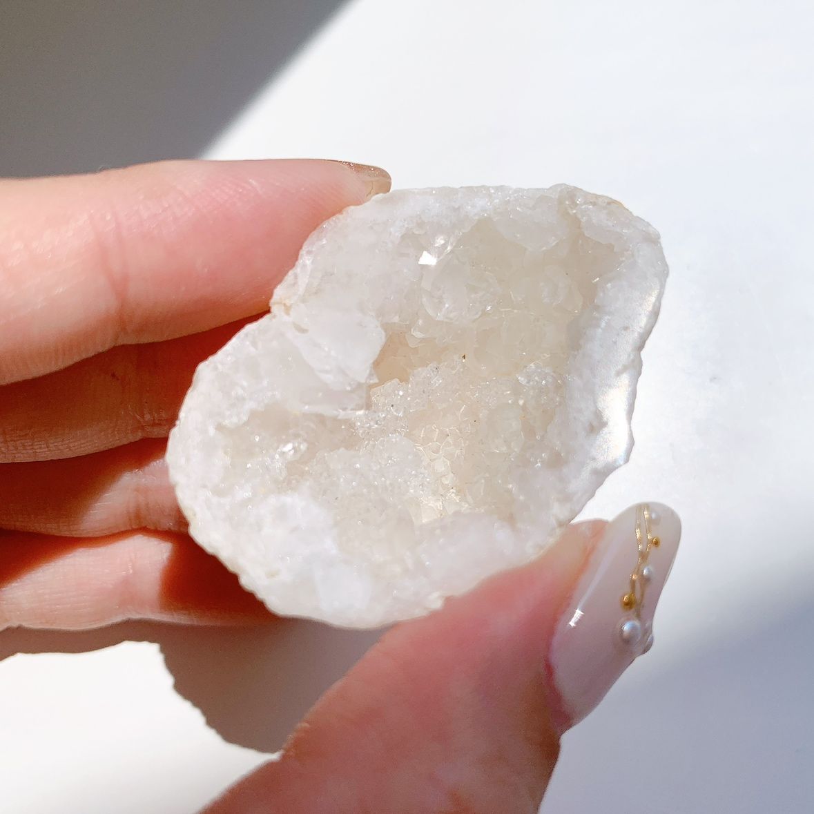 アゲート ジオード原石