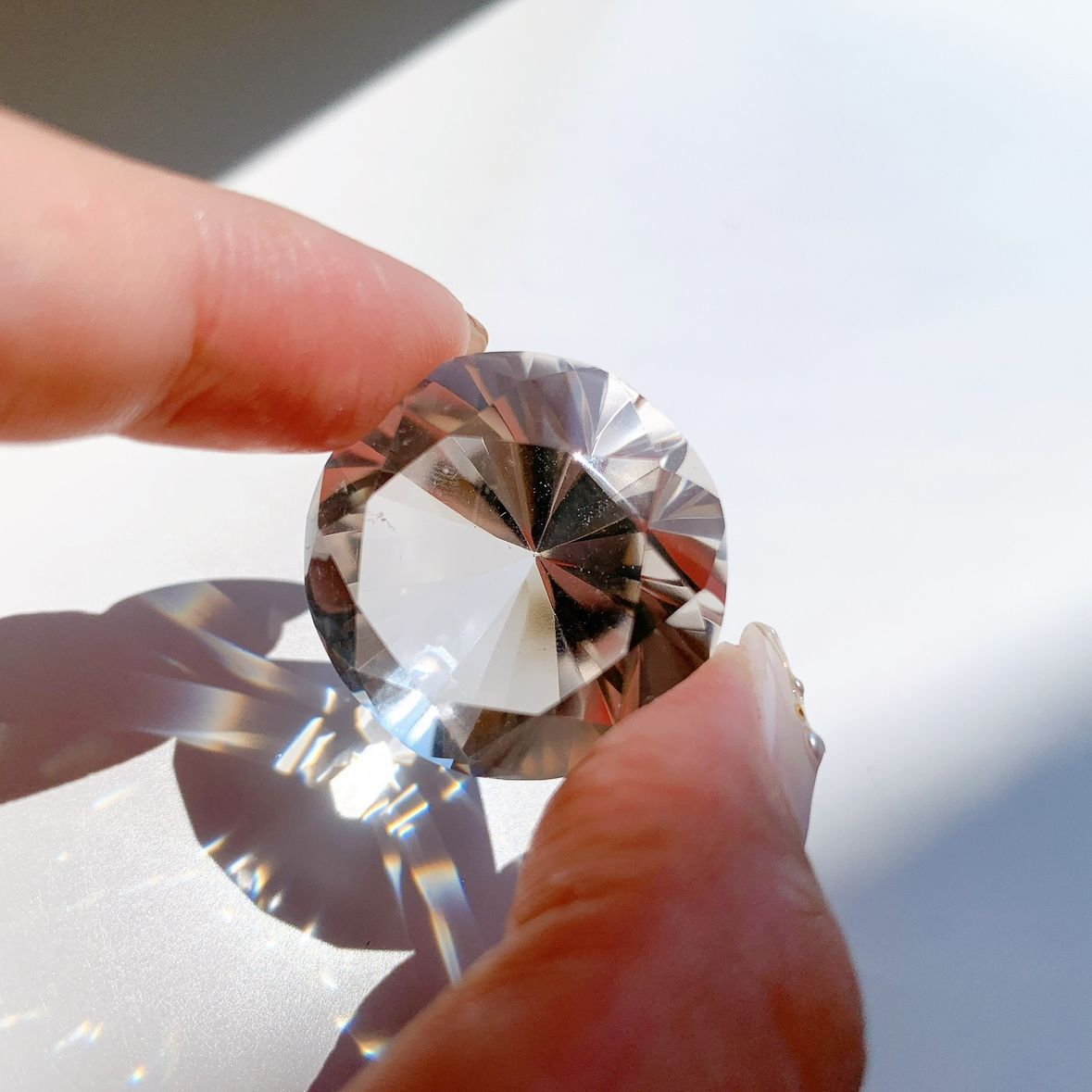 レムリアン水晶 ダイヤモンドカット