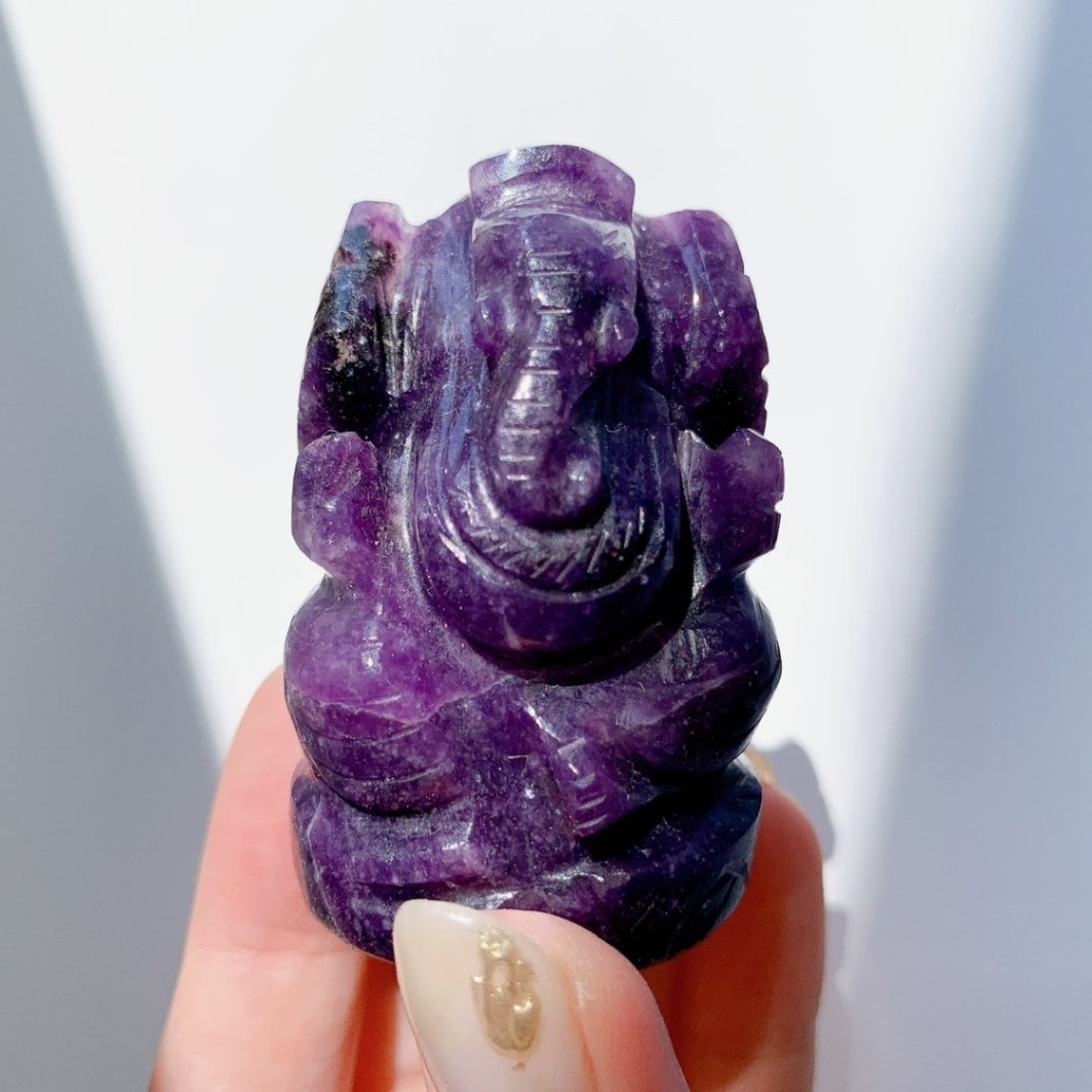 【値下げしました】アメジスト ガネーシャ像 アメジストガネーシャ像No．4 詳細