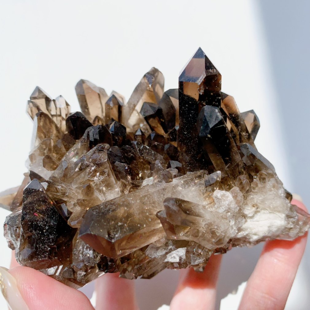 スモーキークォーツ クラスター