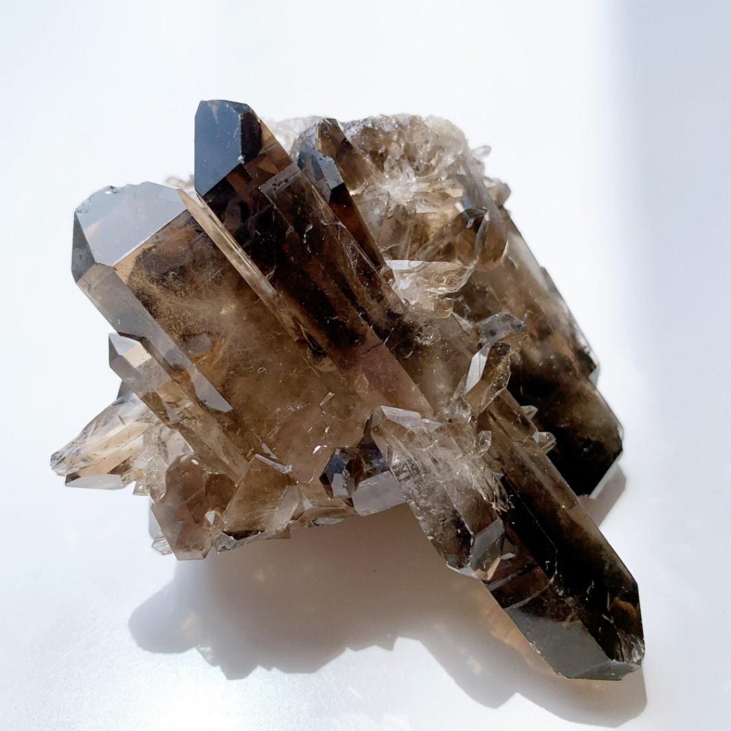 スモーキークォーツ クラスター