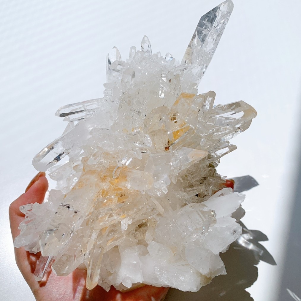 コロンビアレムリアン水晶クラスター | 原石 | Crystals by Purely