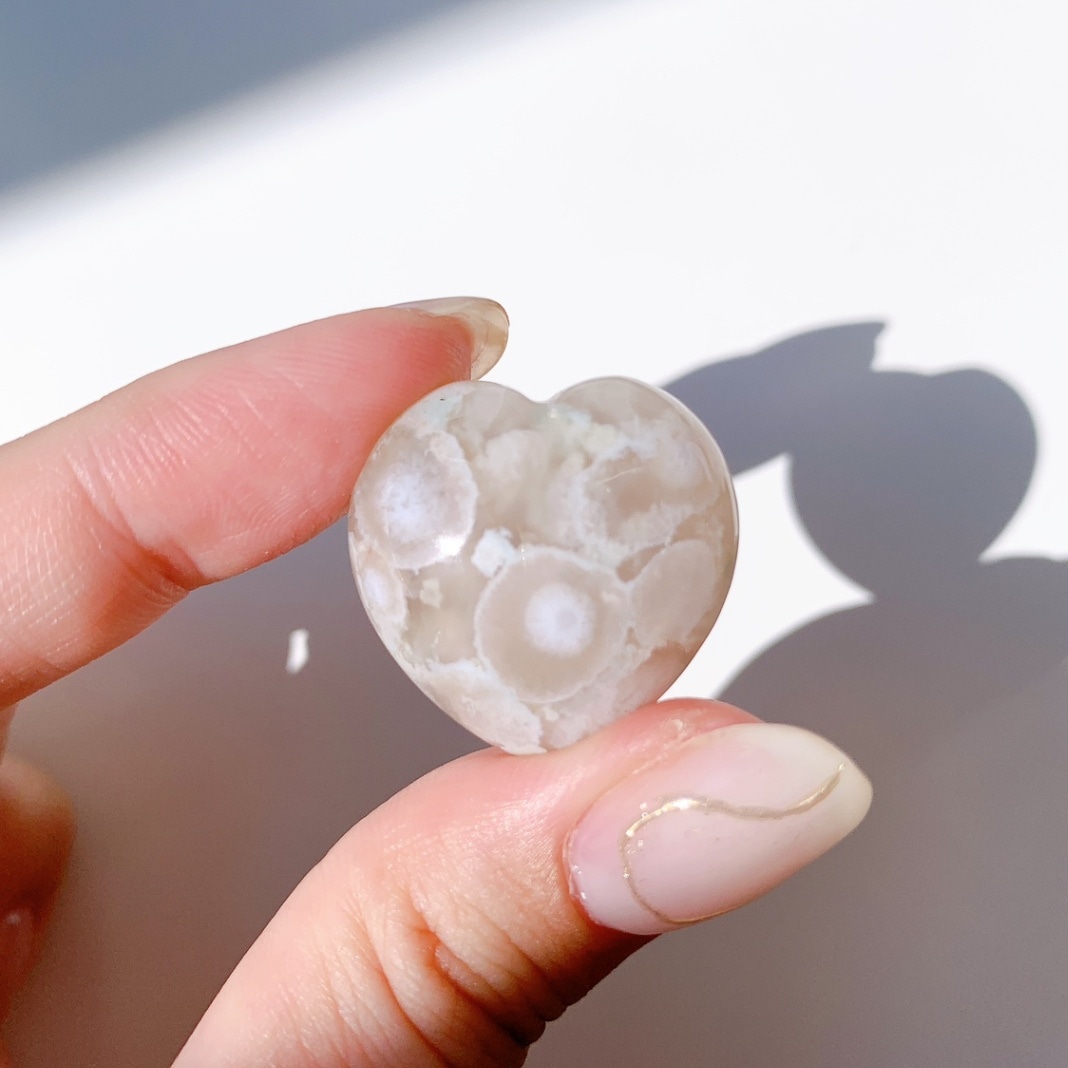 さくらアゲート ハート型 小