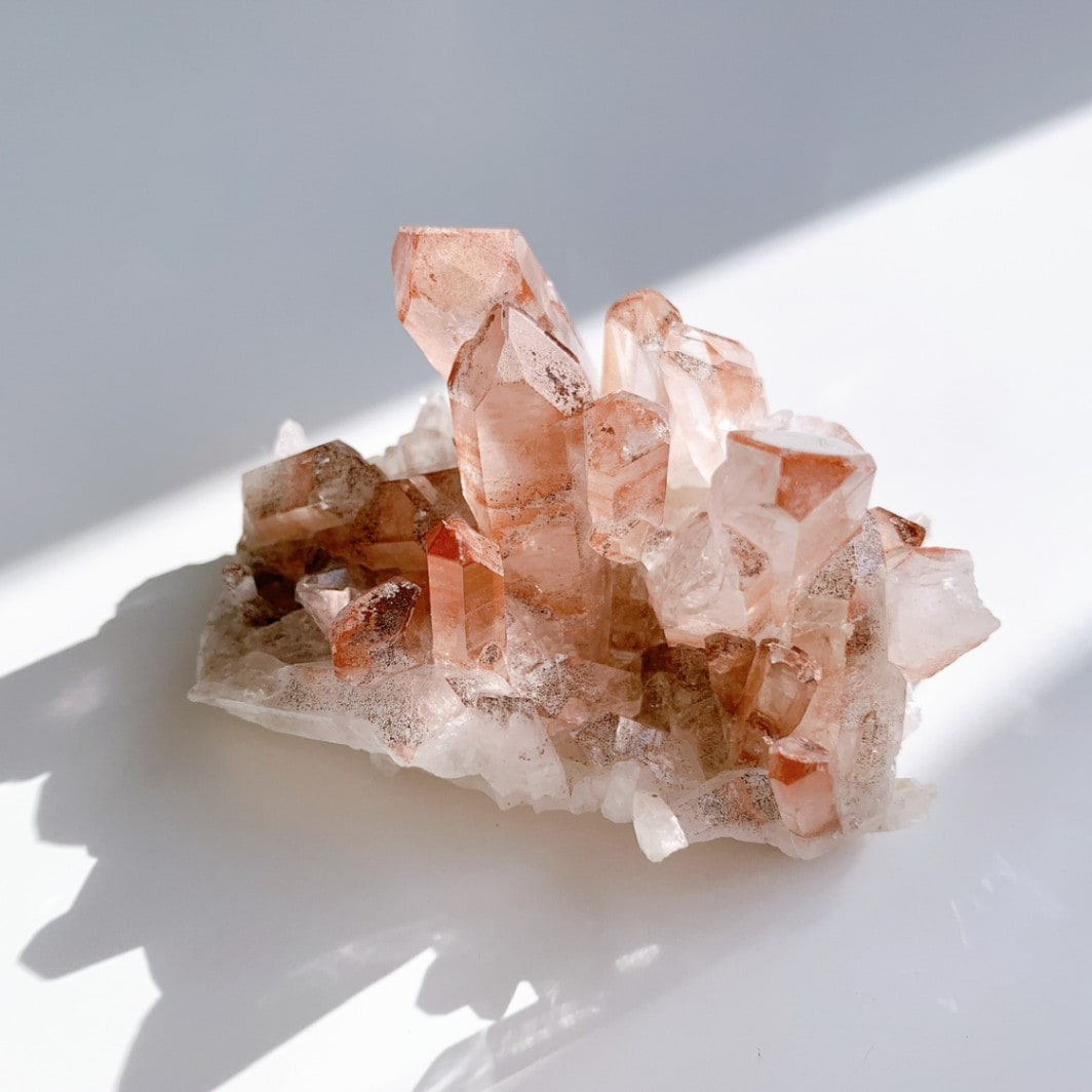 【天然石】リチウムクォーツクラスター リチウムクォーツ クラスター | 原石 | Crystals by Purely