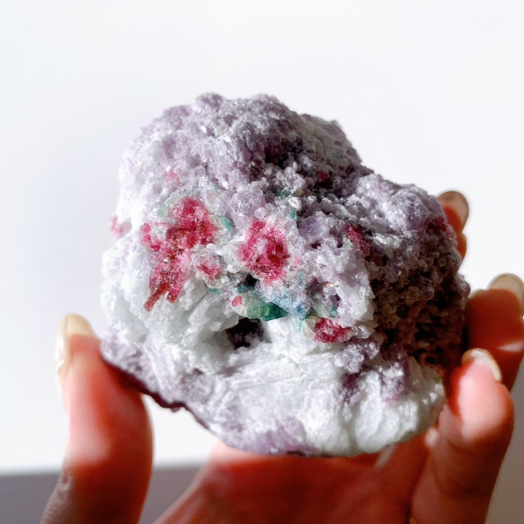 トルマリンonレピドライト 原石