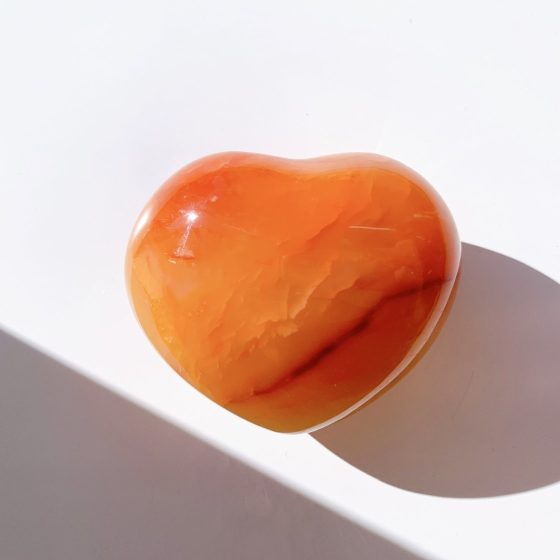 カーネリアン ハート型