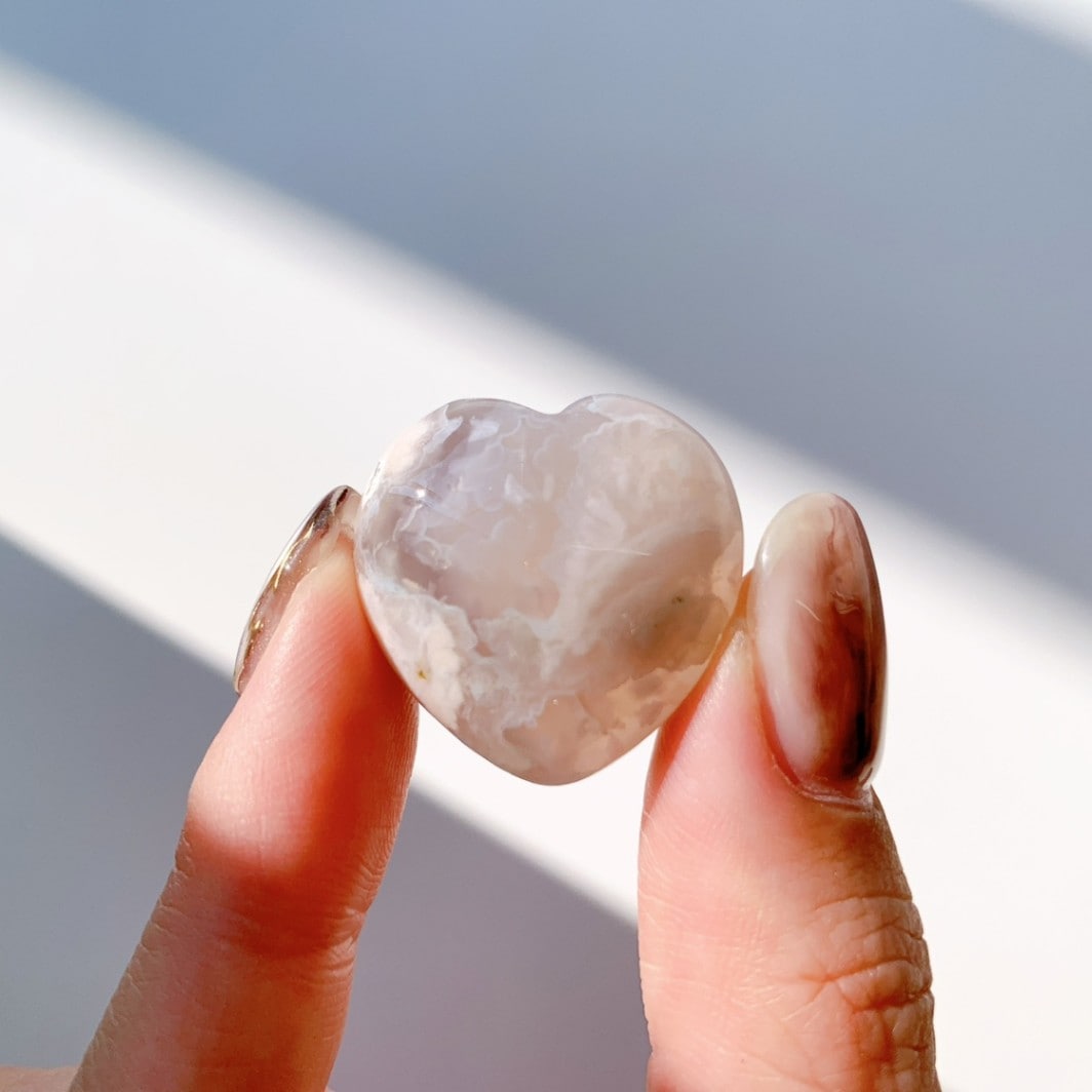 さくらアゲート ハート型 小