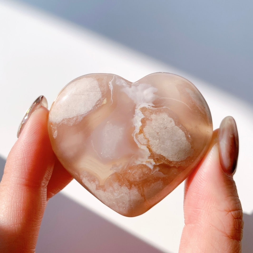 さくらアゲート ハート型