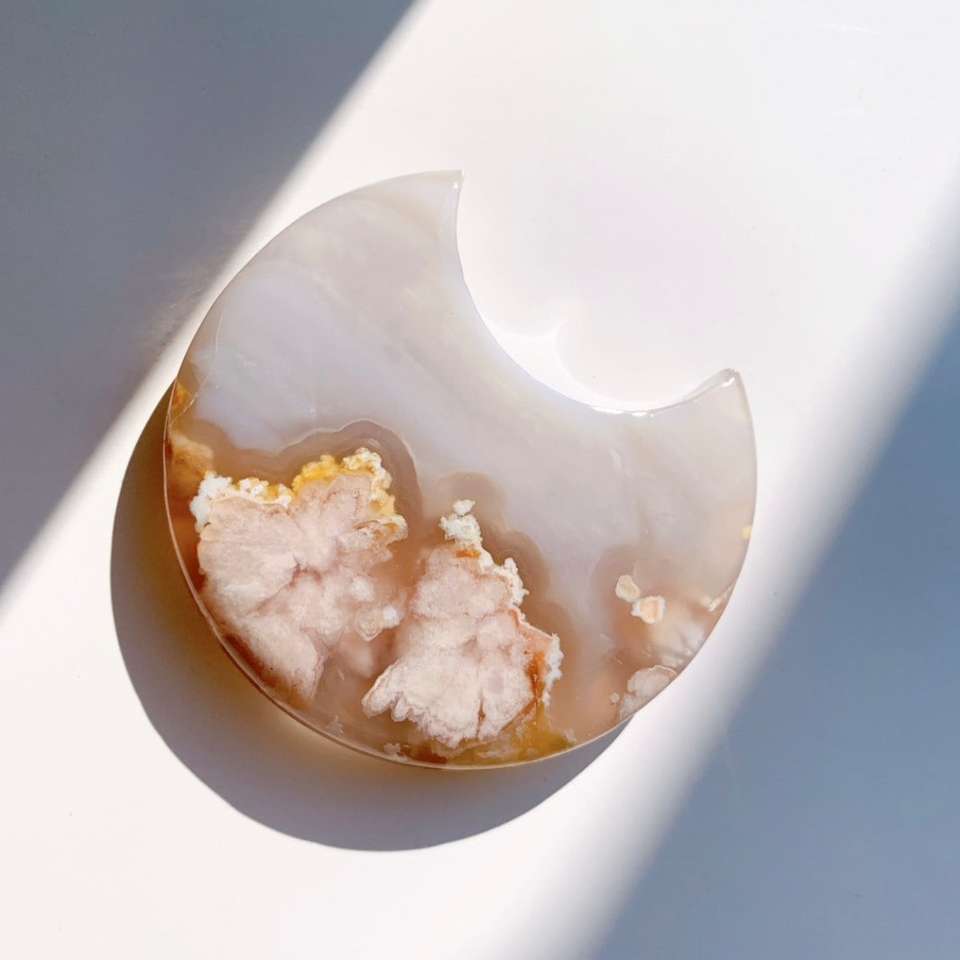 さくらアゲート 月型