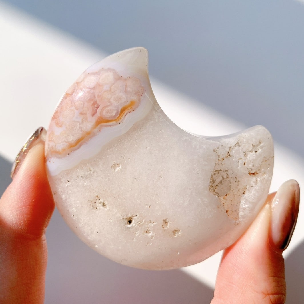 さくらアゲート 月型