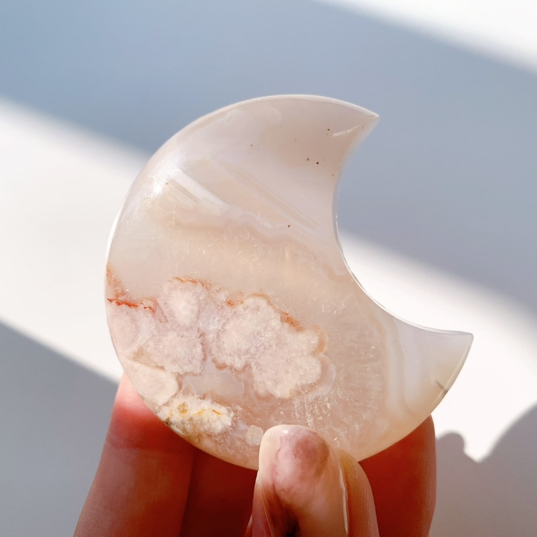 さくらアゲート 月型