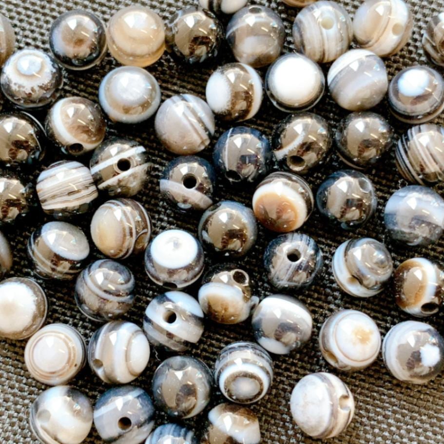 [417B]天眼石（チベットメノウ）(3A・6mm)