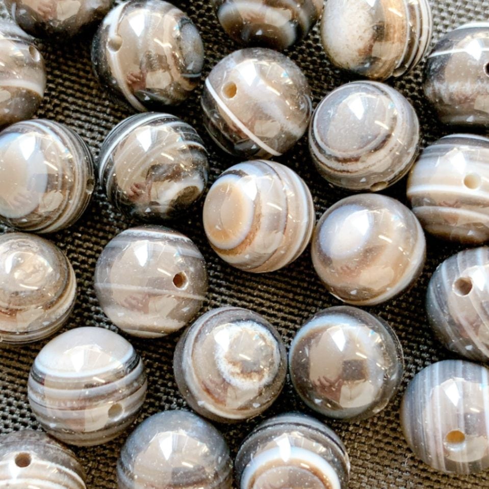 [419B]天眼石（チベットメノウ）(3A・10mm)