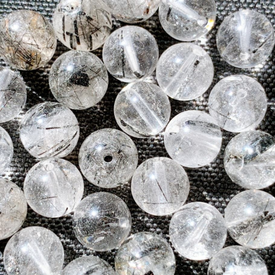 [507B]ブラックトルマリン水晶 (2A・8mm)