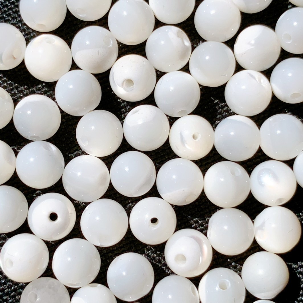 [582B]マザーオブパール ホワイトカラー(6mm)