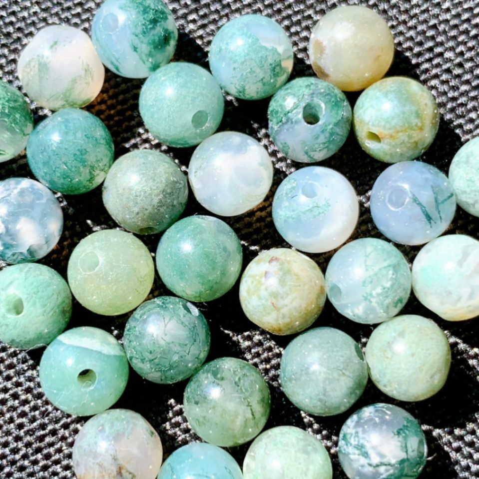 [604B]モスアゲート(6mm)