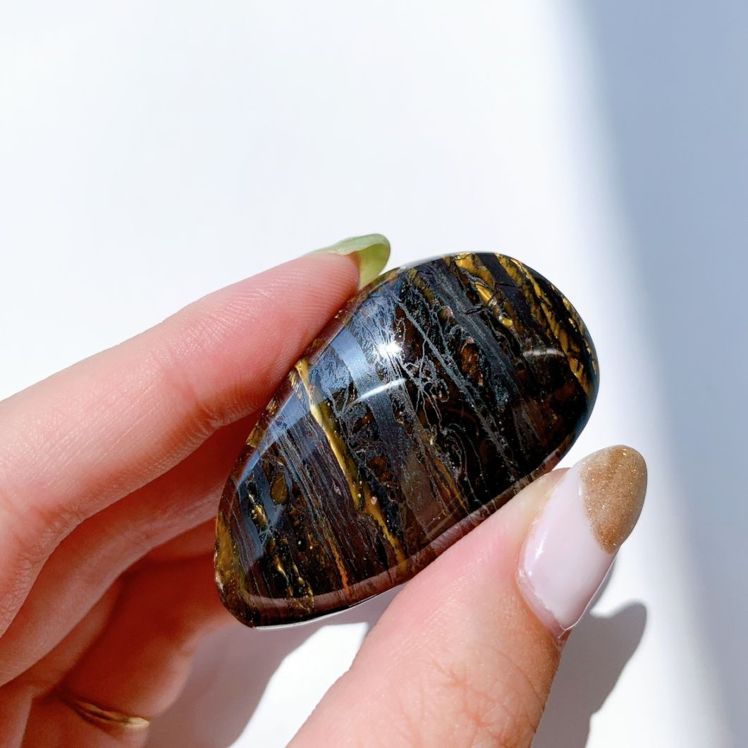 アイアンタイガーアイ タンブル 大