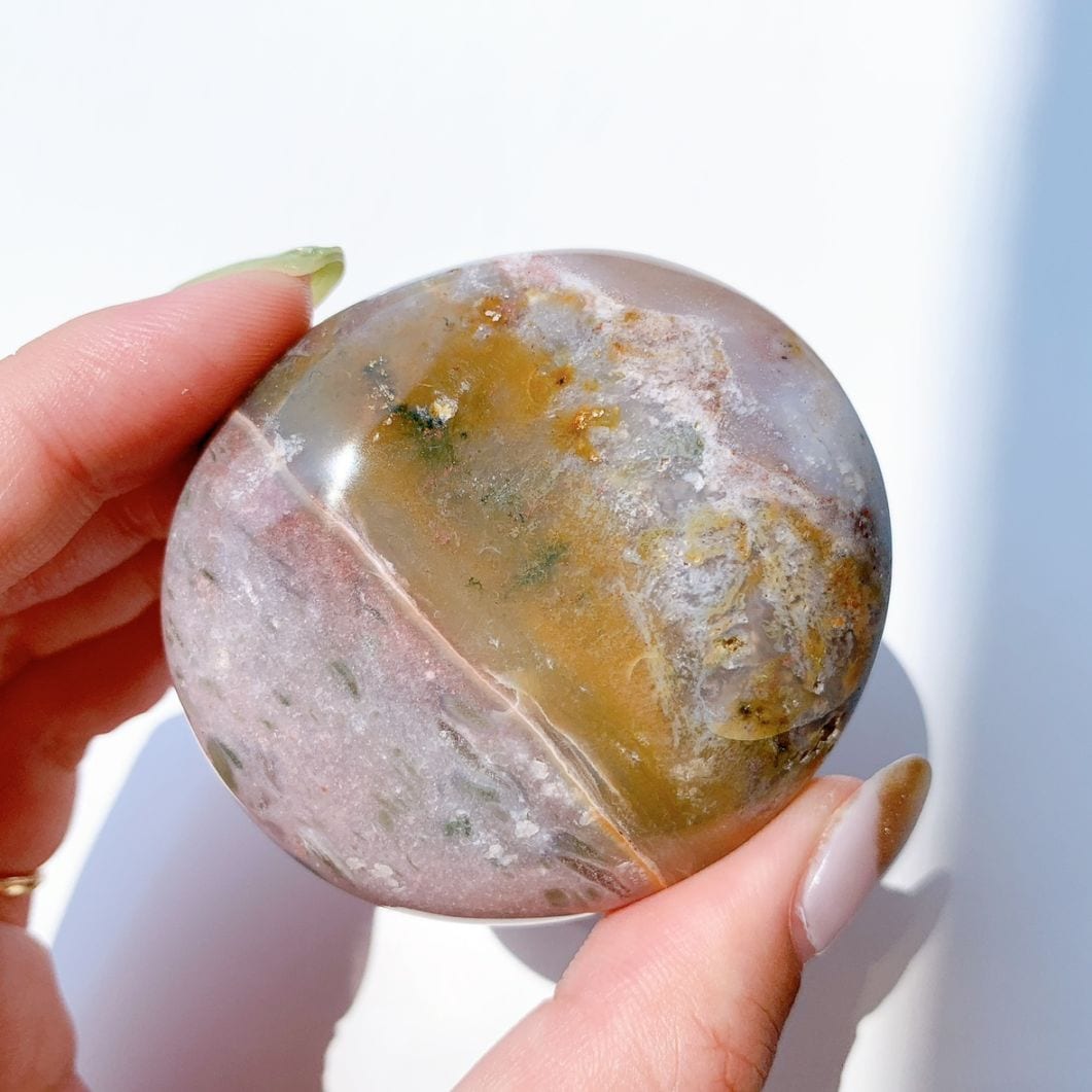 オーシャンジャスパー にぎり石