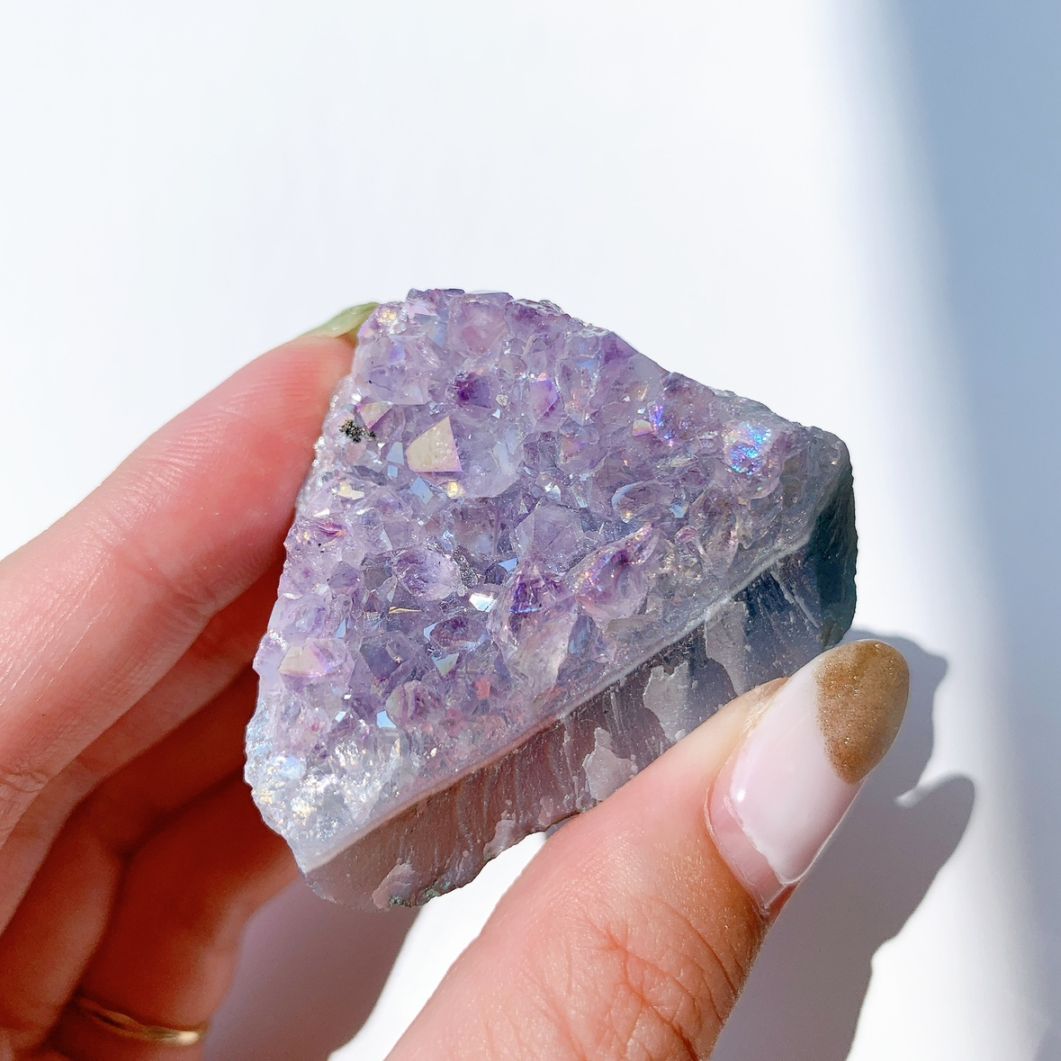 オーロラアメジスト クラスター