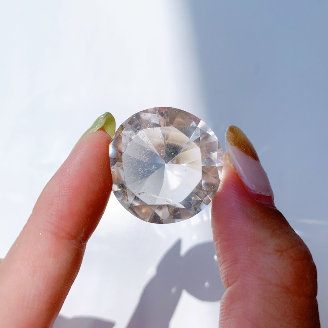 レムリアン水晶 ダイヤモンドカット