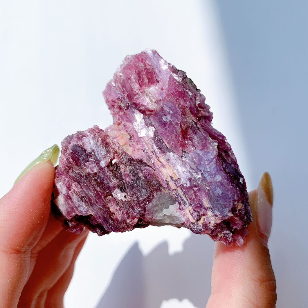 レピドライトwithピンクトルマリン 原石