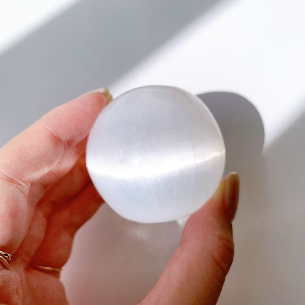 セレナイト 丸玉