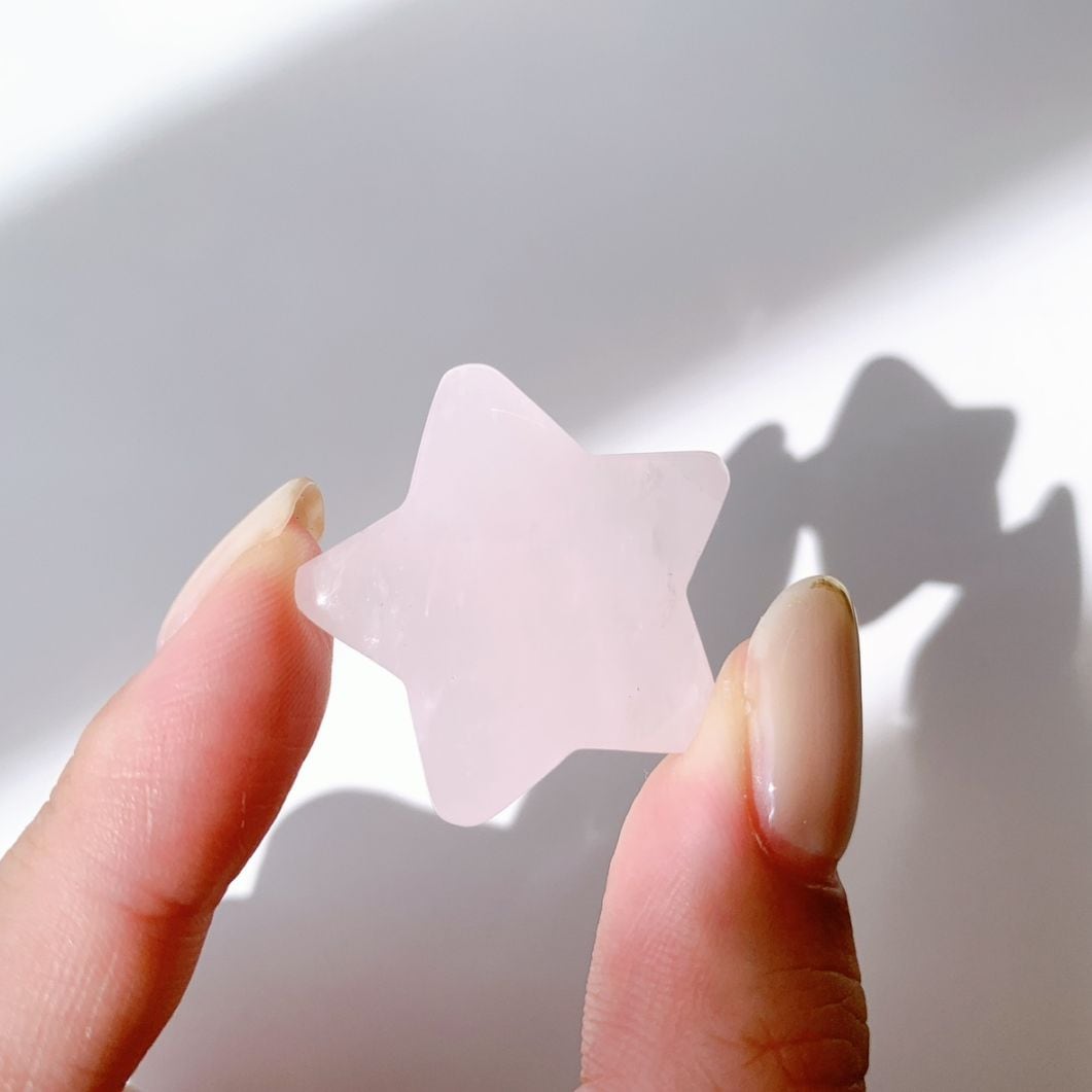 ローズクォーツ 星型 小