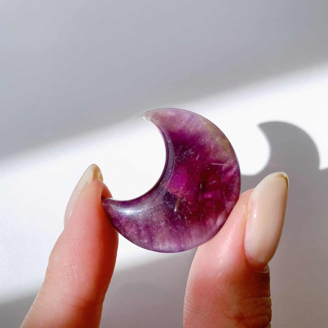 アメジスト 月型 小