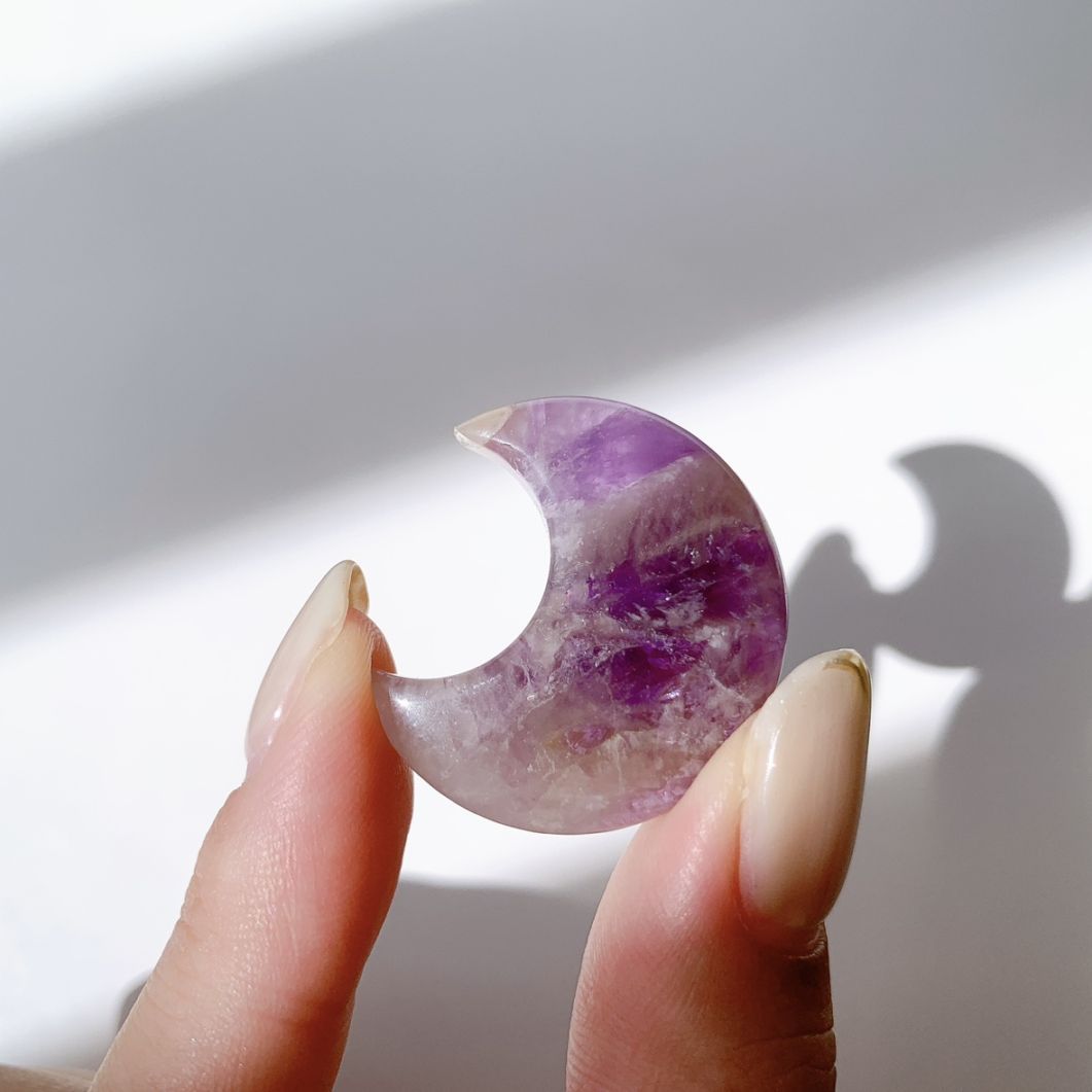 アメジスト 月型 小