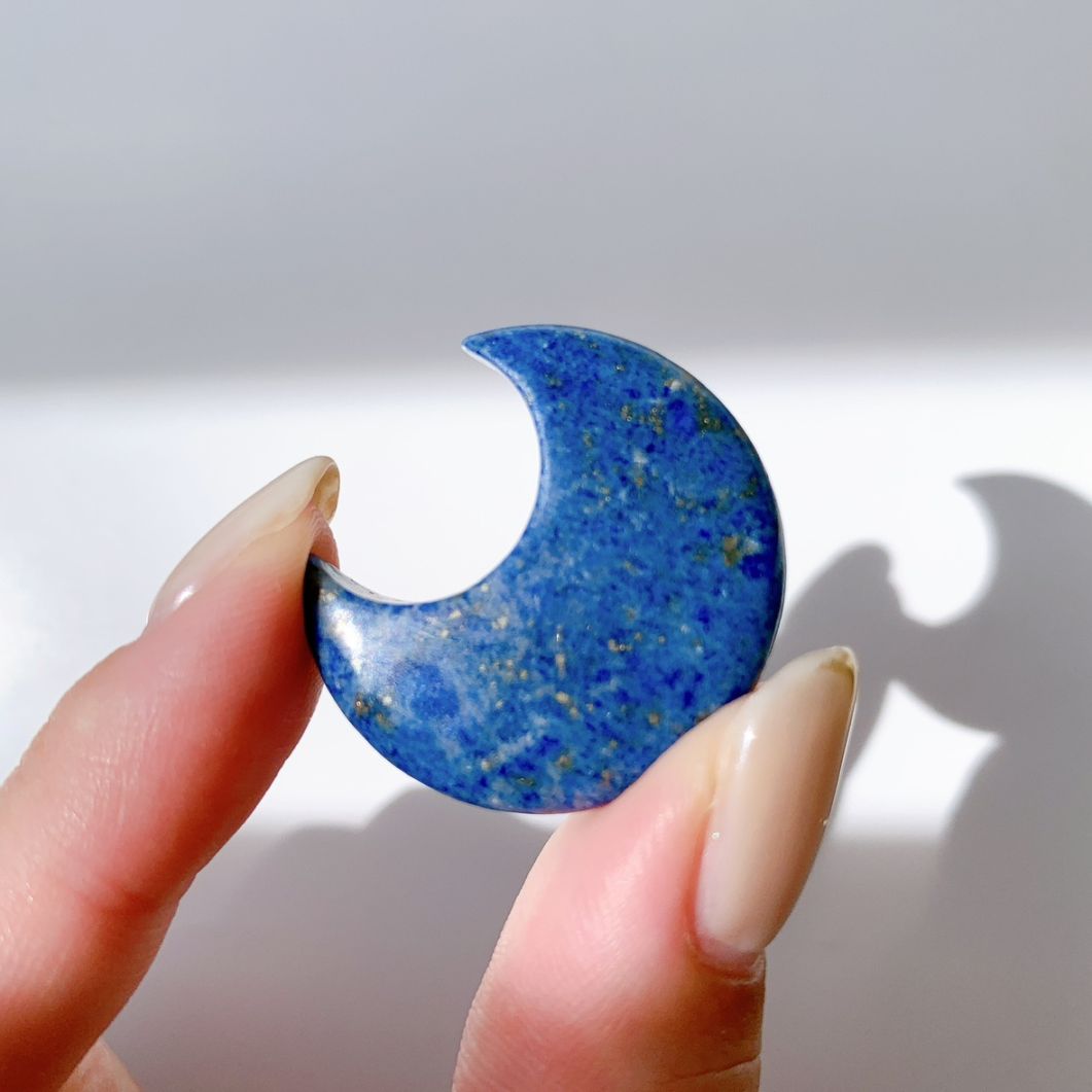 ラピスラズリ 月型 小