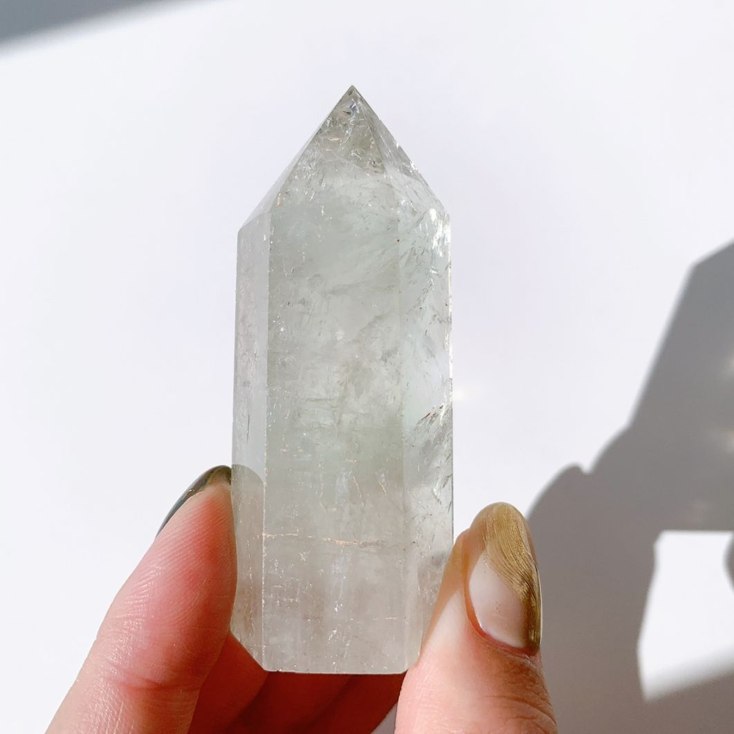 プラシオライト(グリーンアメジスト)  ポイント