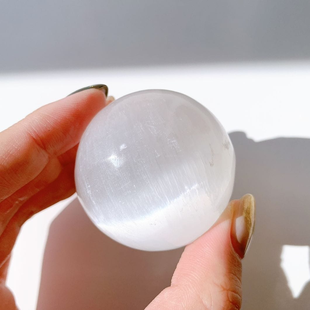 セレナイト 丸玉