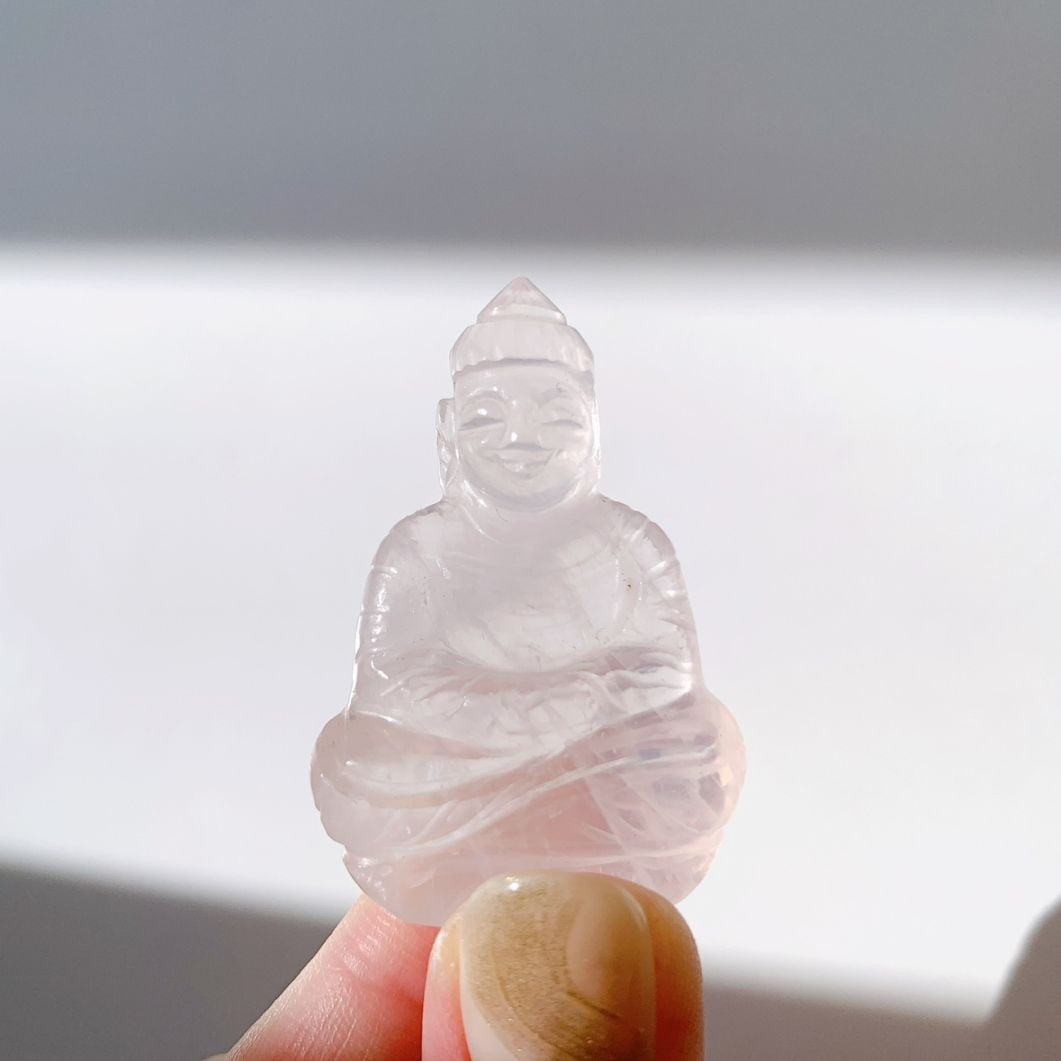 ローズクォーツ 仏陀（ブッダ）型