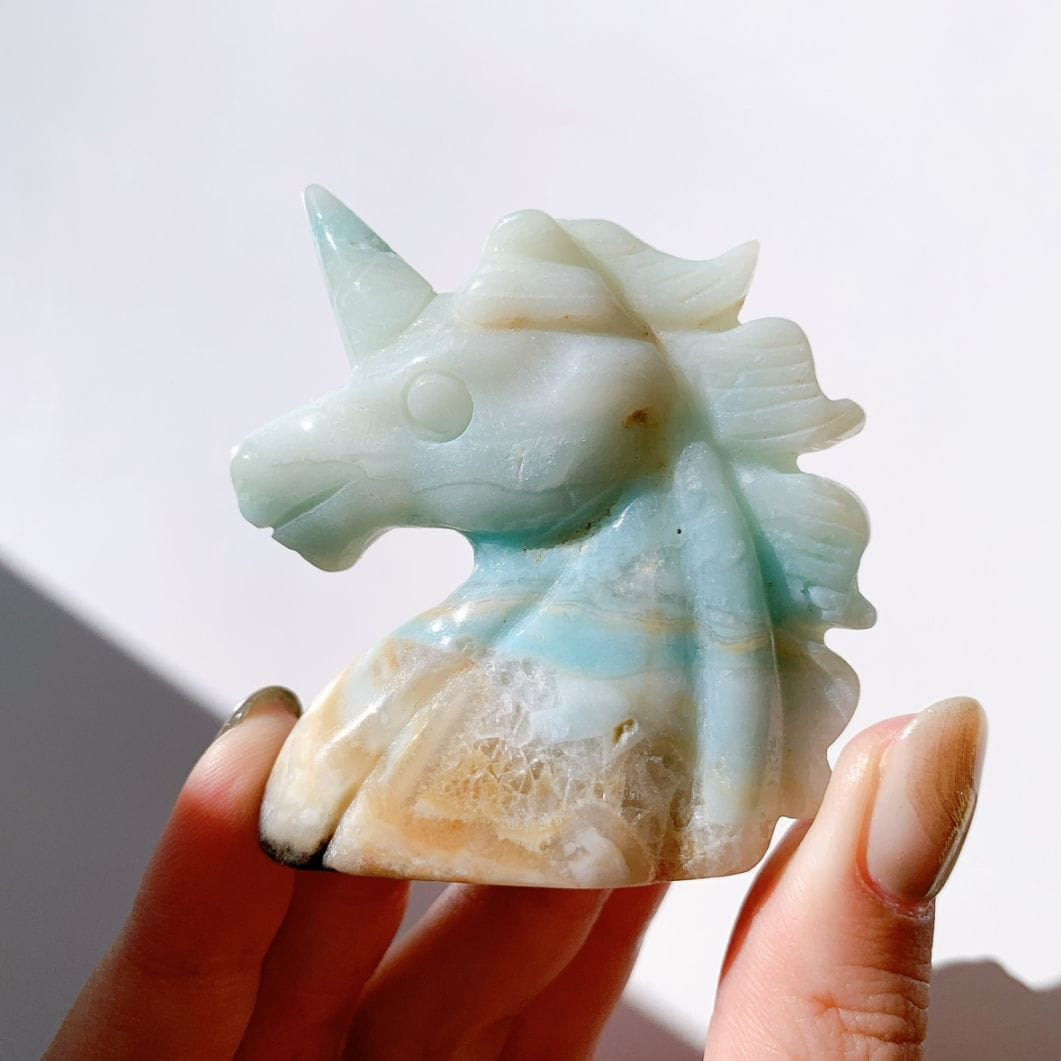 アマゾナイト ユニコーン型