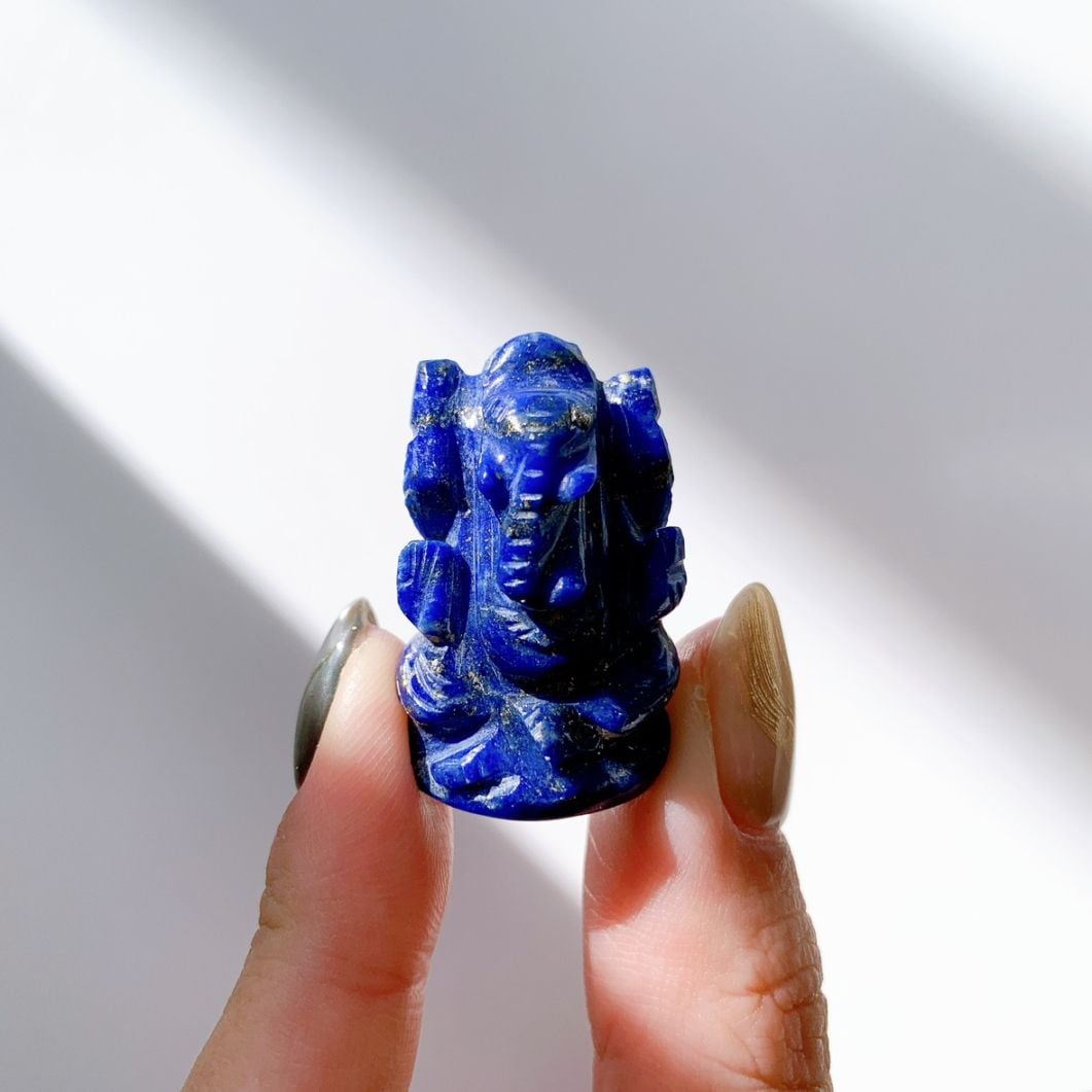 ラピスラズリ ガネーシャ型
