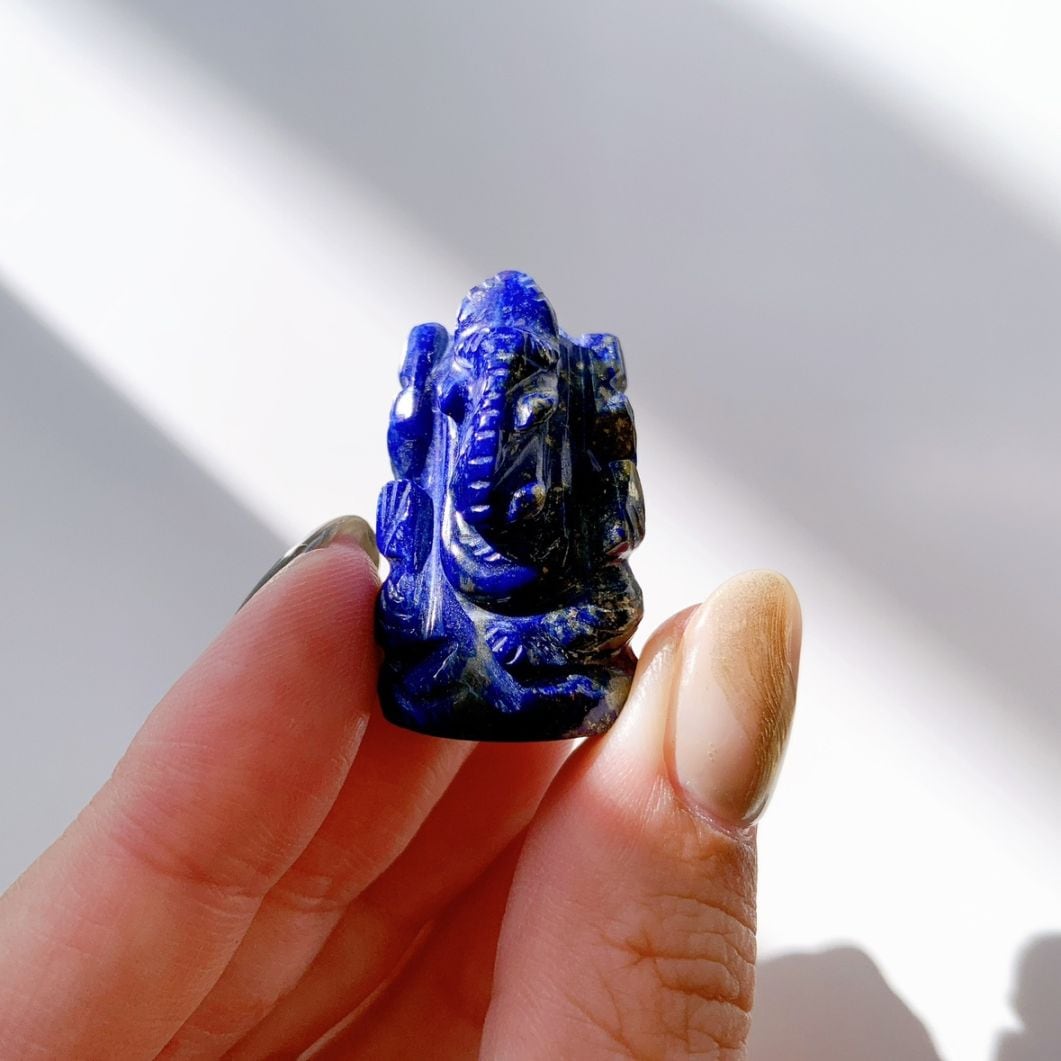 ラピスラズリ ガネーシャ型