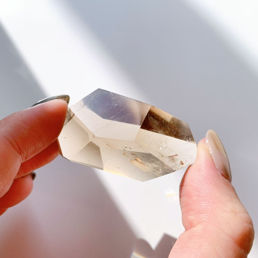 プラシオライト×フラワーアゲート×スモーキークォーツ カラーから選ぶ,ブラウン | Crystals by Purely