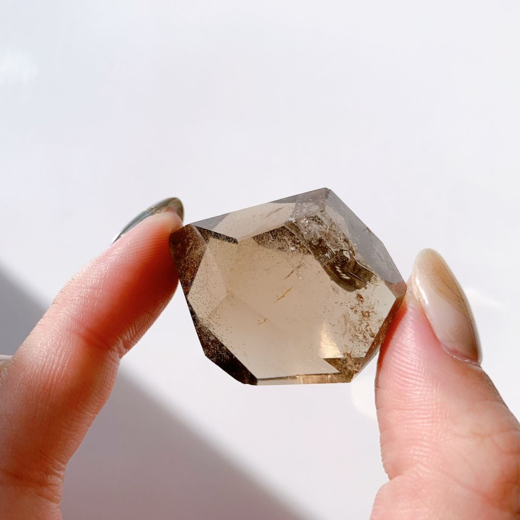 スモーキークォーツ ラフカットポリッシュ