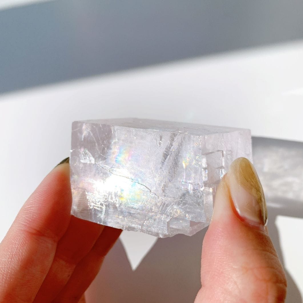 ピンクオプティカルカルサイト 原石