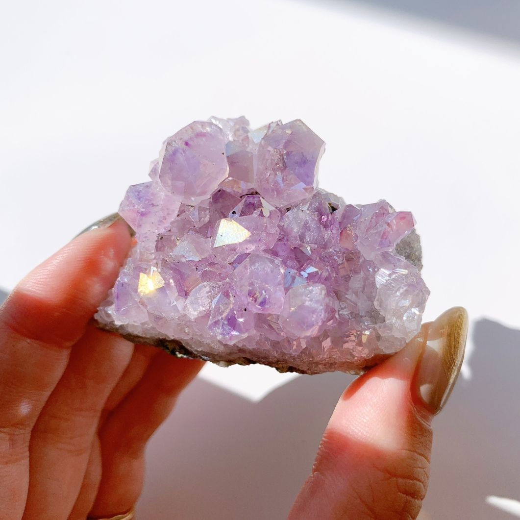 オーロラアメジスト クラスター