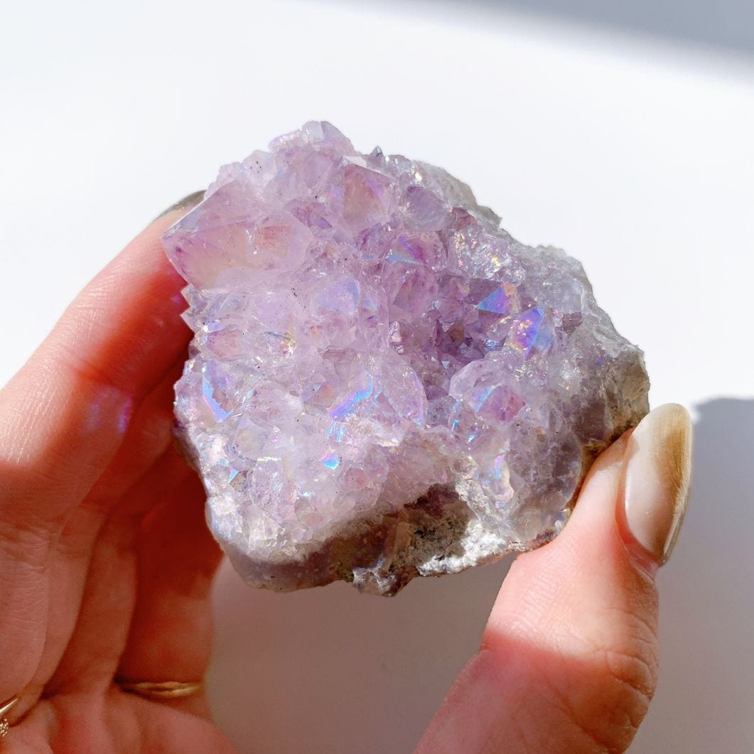 オーロラアメジスト クラスター