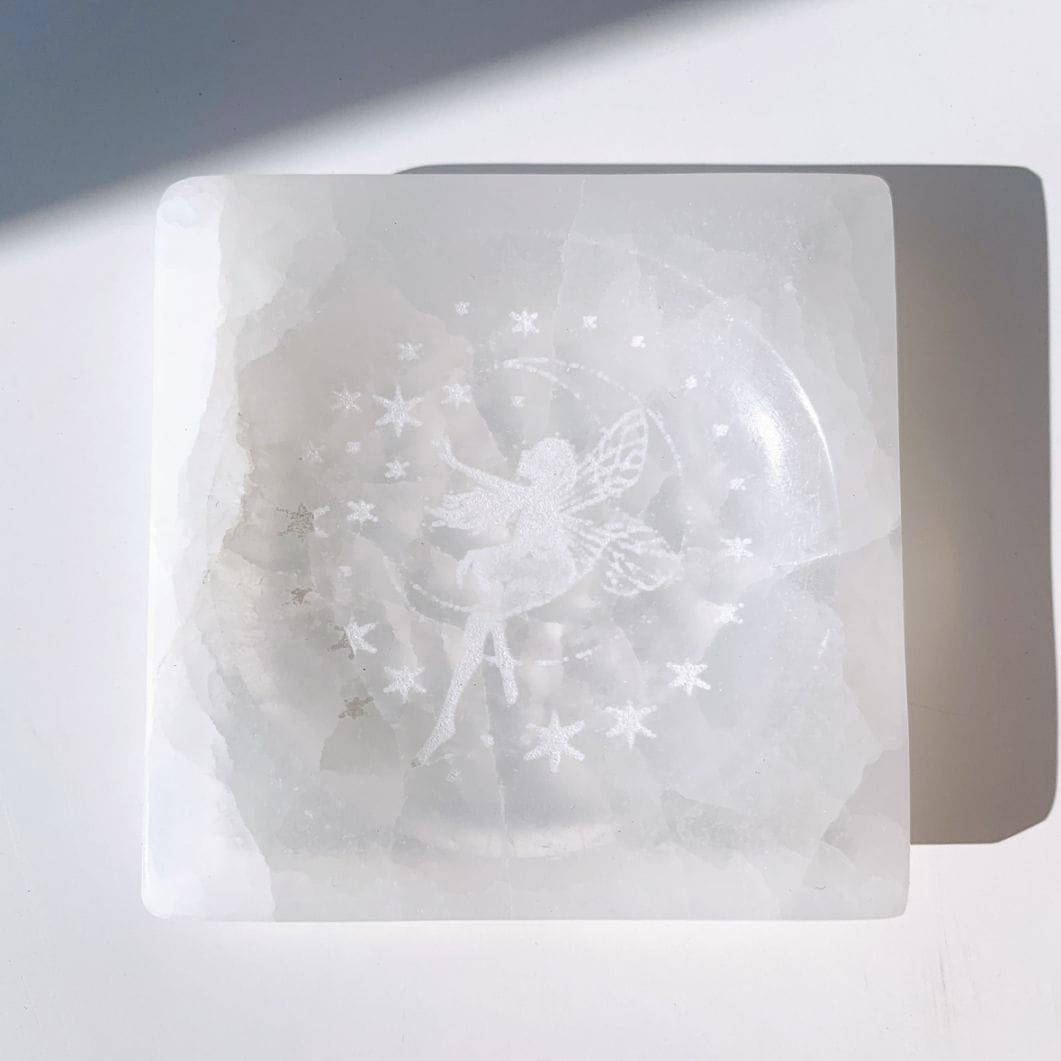 セレナイト プレート（フェアリー）