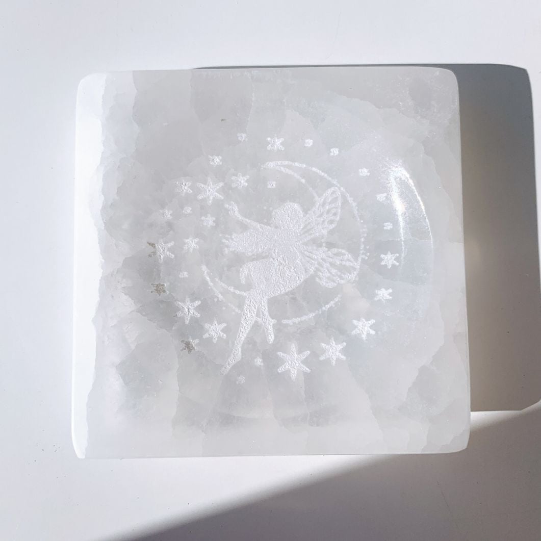 セレナイト プレート（フェアリー）