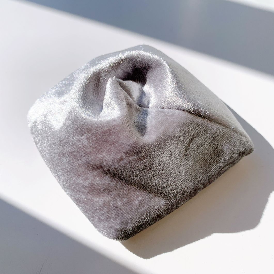 天然石用クッション Sサイズ シルバー