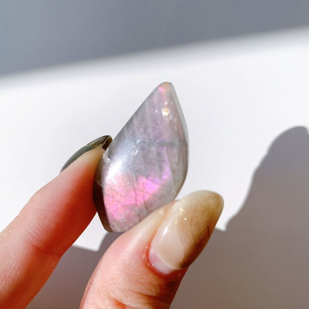 ピンクラブラドライト ポリッシュ