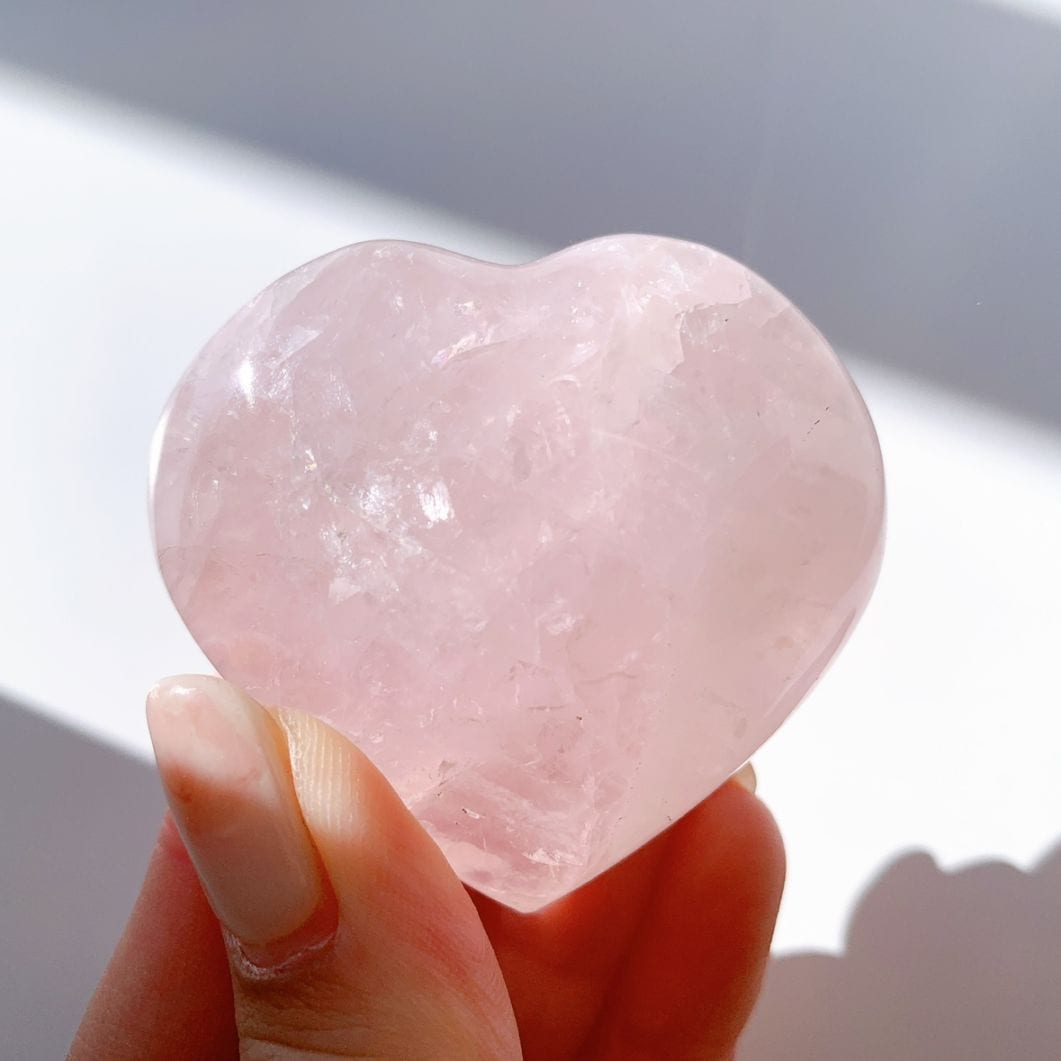 ローズクォーツ ハート型