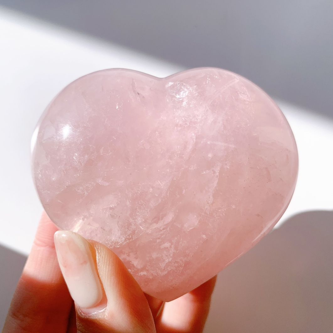 ローズクォーツ ハート型