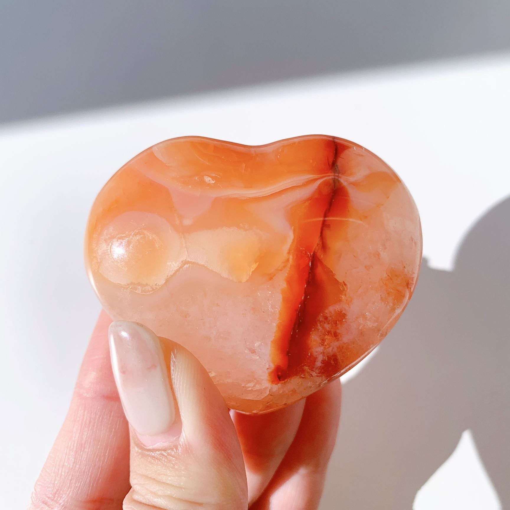 カーネリアン ハート型