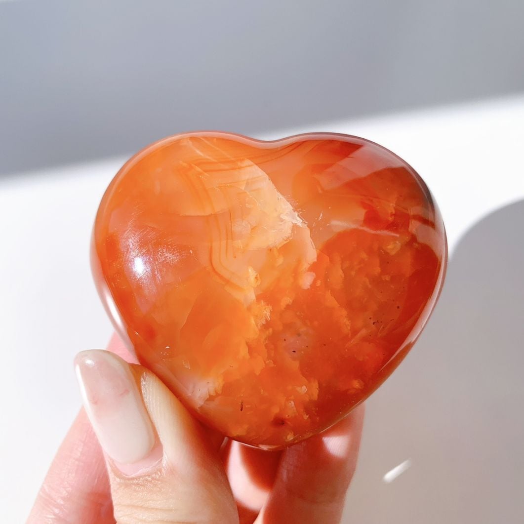 カーネリアン ハート型